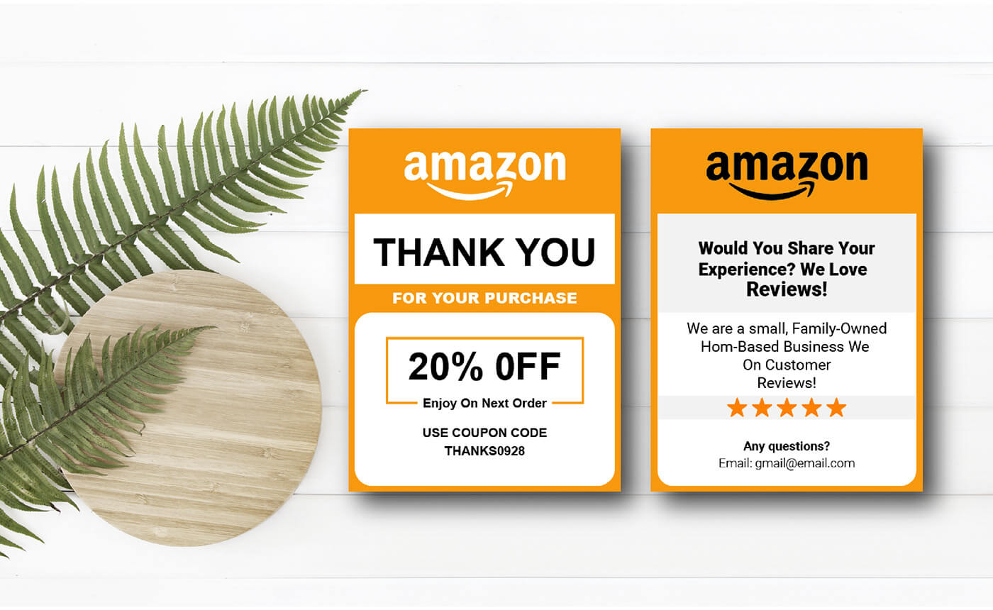 Amazon Product Insert Design