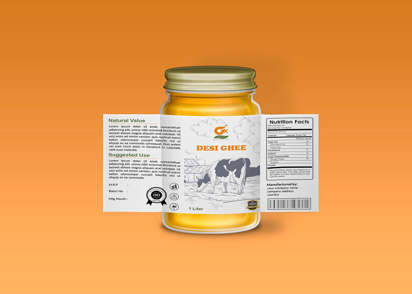 Amazon Product Label Design